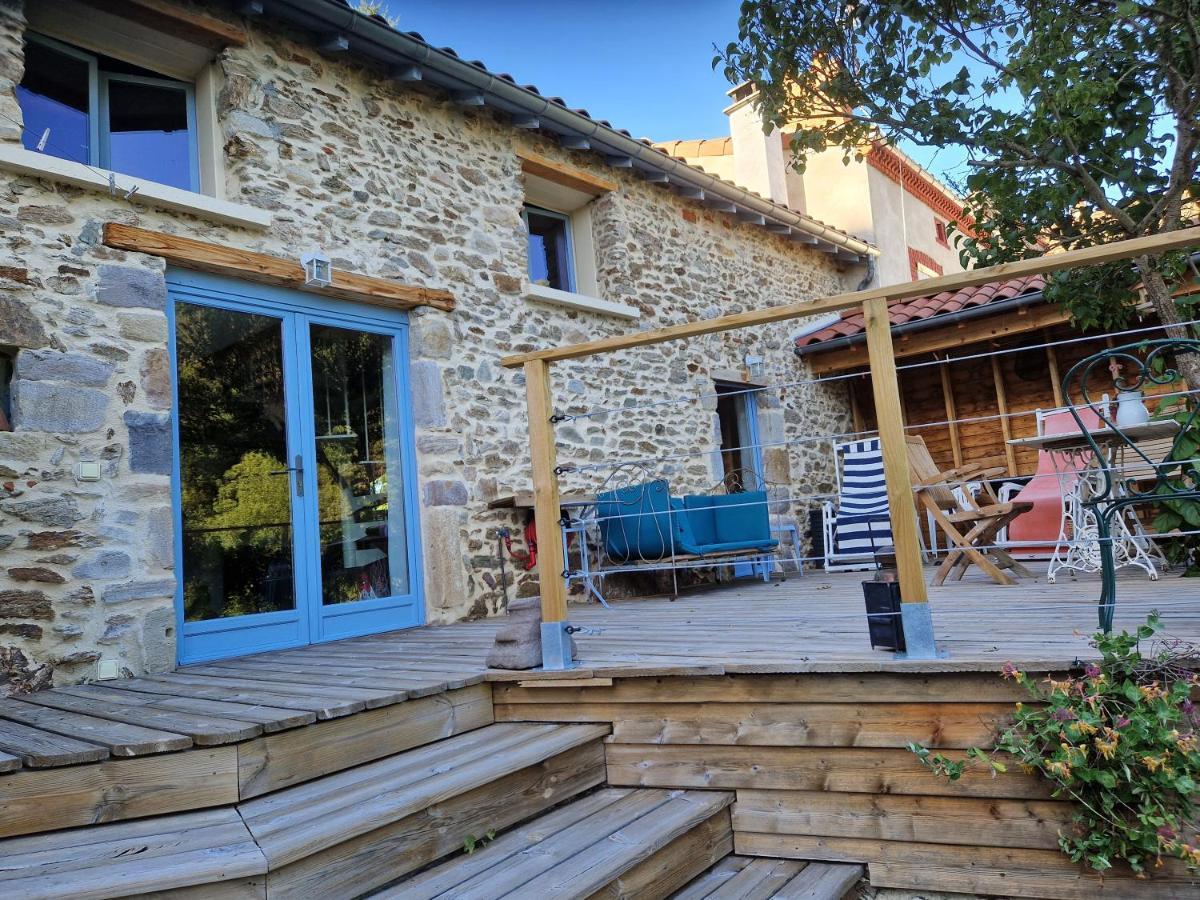 La Maison Du Vigneron Auzon Exterior photo